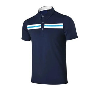 Quick Dry Men's Casual for Polo Shirt Custom <b>Logo</b> Design Work Team Sports Golf Shirt Made of Cotton/Bamboo Knitted Fabric - Product Image 2