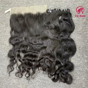 Extensiones de cabello sin procesar de donante único 2024 ondulado Natural Camboyano de alta calidad 100% tendencia para trama Genius - Product Image 1