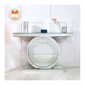 Hot <span class=keywords><strong>Cheal</strong></span> Table console miroir art déco avec cristal flottant - Product Image 1