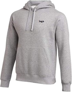 Vente en gros de sweats à capuche pour hommes 100% coton sweat de survêtement uni en polaire de haute qualité logo imprimé personnalisé pour hommes - Product Image 1
