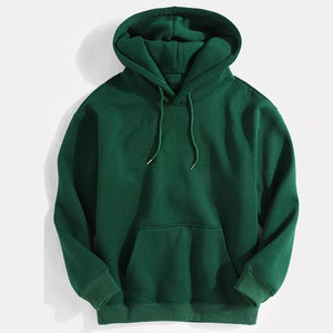 Venta al por mayor de excelente calidad sudaderas con capucha 100% algodón pullover sudadera de gran tamaño de lana de gran tamaño de manga larga - Product Image 1