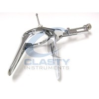 VET-SAKURAI VAGINAL SPECULUM CHROME PLATED BRASS 3 X 10 CM LARGE SIZE GYNECOLOGICAL SURGICAL INSTRUMENT