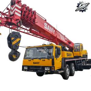 Grue mobile hydraulique Sany QY50 d'occasion, 50 tonnes, flèche télescopique de 58 m, marque chinoise d'origine, faible nombre d'heures, certifiée CE - Product Image 1
