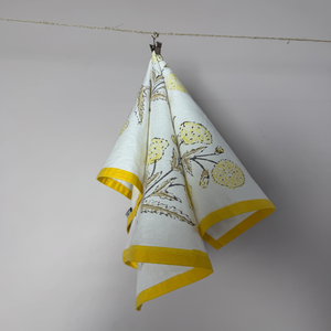 Serviettes en coton pur Banxia Flora, teintes en fil, imprimées en couleur, légères, tricotées, pour femmes, meilleur cadeau - Product Image 5