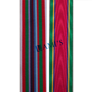 High Quality Water Mylar Woven Fabric Ceremony Use Uniform Ribbon & <b>Braids</b> Quality Products <b>Accessories</b> Medal Ribbon - Product Image 2