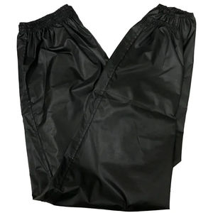 Chándal Deportivo para Hombre, Negro, Cortavientos, Manga Larga, Cuello Alto con Cremallera, Informal, Ligero, de Poliéster, para Otoño, Color Sólido - Product Image 5