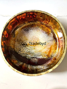 ชามเรซินสไตล์แองเจิลร่วมสมัยสไตล์บ้านมินิมอลทันสมัยพร้อมเส้นสายงานฝีมือเรซิ่น - Product Image 4