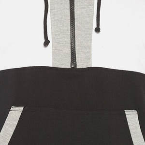 Superior Quality Unisex Winter Pullover Hoodie Custom 2 Tone 3D <b>Pattern</b> Plus Size Eco-Friendly <b>Fleece</b> OEM Zipper Men <b>Women</b> - Product Image 2