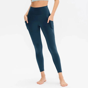 Women <b>leggings</b> with custom logo OEM breathable stretch fabric ideal for fitness branding promotional events and gifting - Product Image 3
