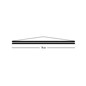 Black 70 cm <b>Poster</b> Hanging Strip Set 3 Pairs Digital Printing for Decoration Alternative to a Frame - Product Image 4