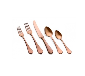 Juego de cubiertos de boda de acero inoxidable de la mejor calidad, juego de cubiertos hechos a mano, cuchara, cuchillo y tenedor, juego de 5 piezas de un exportador indio - Product Image 2