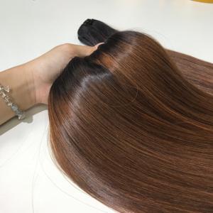 Extensiones de cabello Ombre Marrón oscuro 100% Raw Virgin Vietnamita Natural Straight Human Hair Calidad superior Precio de fábrica Proveedor de cabello - Product Image 6