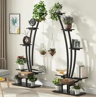 Vente chaude 2025 Meubles De Jardin En Métal Plante Stand Fleur Planteur Jardin Affichage Étagère Rack avec La Dernière Conception