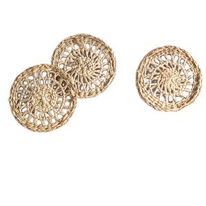 Wedding Sea Grass <b>Wicker</b> Table Decoration <b>Placemat</b> Natural Sea Grass Coasters Table Mats Decorative - Product Image 1