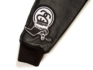 Chaqueta de retales personalizada para hombre, chaqueta de béisbol informal con mangas de cuero Pu, chaqueta bordada con letras, color personalizado - Product Image 6
