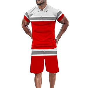 Tenue de sport unisexe bicolore, confortable et tendance, taille haute, respirante, en polaire écologique, pour le travail, l'été, le streetwear et l'entraînement sportif - Product Image 3