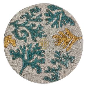 Manteles Individuales de Lino con Cuentas Antideslizantes, de Lujo, para Decoración del Hogar, Artesanía, Eventos, Exportación Directa de Fábrica, Venta al por Mayor a Granel, Estilo Indio - Product Image 3