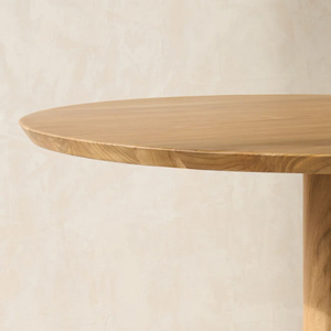 Table à manger moderne de luxe en bois de teck massif avec cadre en bois de teck massif de couleur naturelle pour une utilisation en intérieur/extérieur, y compris les applications hôtelières - Product Image 2
