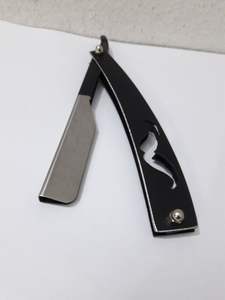 Maquinilla de afeitar profesional para peluquero, cuchillo plegable de borde recto - Product Image 3