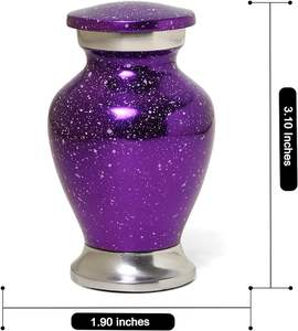 Urnas de cremación de recuerdo de metal de aluminio 100% de venta a granel de la más alta calidad al mejor precio de mercado - Product Image 3