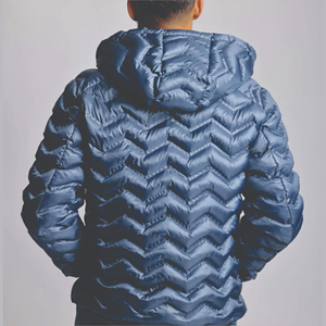 Veste matelassée d'hiver personnalisée et brillante pour l'extérieur Veste matelassée en duvet décontractée pour homme Veste matelassée en duvet à capuche pour homme de grande taille - Product Image 2