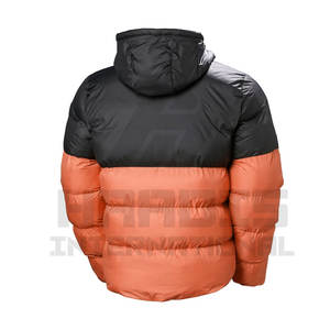 Veste Puffer Vente en gros Logo personnalisé OEM Imprimé Veste d'hiver personnalisée de haute qualité pour hommes Veste Bubble Puffer avec poches - Product Image 4