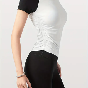 100% coton T-shirt Sublimation personnalisé femmes T-shirt court fabricant prix manches Sexy mignon doux filles Style doux - Product Image 4