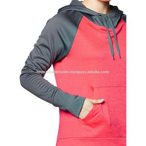 OEM 500 Gsm Surdimensionné Ras Du Cou Pull Sweat Polyester/Coton Mélange À Manches Longues Hoodies Femmes Personnalisé Streetwear Doublé - Product Image 3