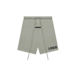 Custom Black Oversized <b>Shorts</b> <b>Men</b> Streetwear <b>Long</b> Drawstring <b>Shorts</b> with Elastic Waist OEM Wholesale Factory Supplier - Product Image 4