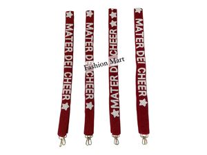 Trendy Spirit Wear Bag Strap Mater Dei Cheer Correa de hombro de lentejuelas con letras personalizadas - Product Image 4