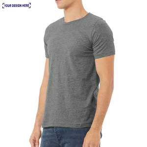 Camiseta de Algodón de Corte Regular para Hombre, Camiseta de Manga Corta de Color Sólido para Fitness - Product Image 2