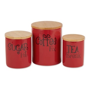 Ensemble de trois bidons hermétiques en métal forme ronde conteneur fait à la main forme personnalisée en gros nouveau bidon en métal - Product Image 5