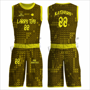 Uniforme de baloncesto Diseño elegante con impresión de nombre de equipo Adecuado para partidos de entrenamiento y eventos - Product Image 1