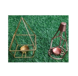 <b>Candle</b> <b>Holder</b> <b>Black</b> And Gold Color Home Decoration Products For Hotel Resort New Design <b>Candle</b> Votive Stand For Lighting - Product Image 4