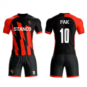 Uniformes de football sublimés personnalisés de haute qualité avec numéro de nom et logo de l'équipe pour les équipes de club disponibles en gros - Product Image 5