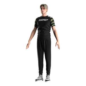 Camiseta de Spandex para Hombre con Costuras Reforzadas y Tallas Uniformes - Fabricante Mayorista - Product Image 5