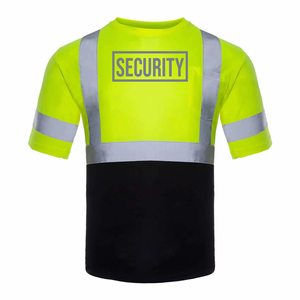 Hi Viz <b>Vis</b> <b>High</b> Visibility Polo <b>Shirt</b> Reflective Tape Safety Security Work Button <b>T</b>-<b>Shirt</b> Customized Polo Work <b>Shirts</b> - Product Image 6