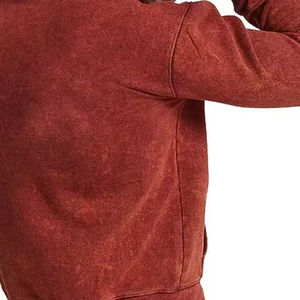 Ensembles de survêtements amples en molleton 100% coton, effet délavé à l'acide et décoloré par le soleil, avec fermeture éclair et épaules tombantes pour hommes, du Pakistan - Product Image 4