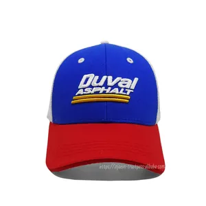 Cappelli da Baseball personalizzati Duval con Logo ricamato 3D cappellini da camionista da uomo di alta qualità