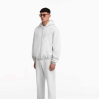 Sweat à capuche zippé en polaire pour homme, haute qualité, hiver, mélange de coton, élastique, coupe oversize, streetwear, logo personnalisé, OEM, numérique, écologique