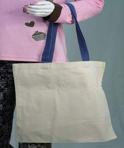 Bolsas de Tela de Algodón Reutilizables al por Mayor con Logotipo Personalizado, Cierre de Cremallera, Letras Bordadas, para Todas las Temporadas, para Mujeres y Estudiantes Universitarias - Product Image 6