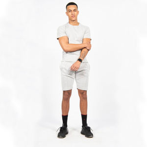 Ensemble décontracté d'été 2 pièces de haute qualité pour hommes, t-shirt à manches courtes respirant anti-rides et short pour streetwear - Product Image 6