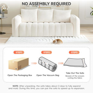 Produits phares 2026 – Ensemble de canapés sous vide haute efficacité CBM pour TikTok et Amazon, sans assemblage, livraison peu encombrante - Product Image 4