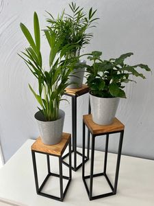 Support de pot de fleur en métal fabriqué à la main de qualité supérieure avec construction durable et détails élégants pour la décoration de la maison et du jardin - Product Image 3