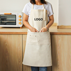 Grembiule personalizzabile della tela del cameriere del Bar e della cucina con Logo personalizzato per i baristi & gli ultimi grembiuli di progettazione per la cucina - Product Image 1