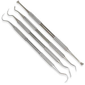 Juego de Instrumentos Dentales de Acero Inoxidable Premium Manual Thomas PK de 5 Piezas, Kit Ergonómico para Tallar Cera, Equipo Quirúrgico de SurgiRight - Product Image 1