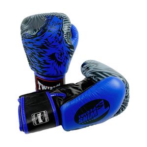 Gants de boxe de haute qualité pour le kick-boxing et le muay-thaï, gants d'entraînement professionnels en cuir de vache véritable pour adultes - Product Image 3