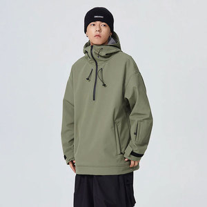 Sweat à capuche de qualité supérieure pour hommes en coton et polyester pour les saisons d'hiver Logo brodé personnalisé Teint dans la couleur - Product Image 1