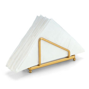 Soporte de pañuelos para bodas y restaurantes, servilletero de Metal dorado de primera calidad, soporte de pañuelos, soporte de pañuelos de mesa, precio asequible - Product Image 1