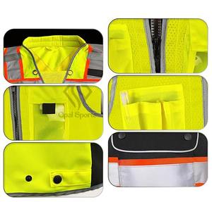 Veste réfléchissante de sécurité réfléchissante, vêtement de sécurité, logo personnalisable résistant, gilet de sécurité réfléchissant haute visibilité - Product Image 4